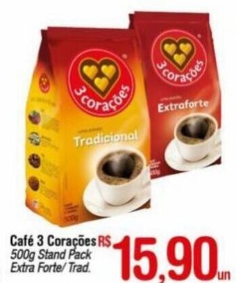 Fort Atacadista Cafe 3 Coracoes 500g oferta