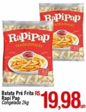 Fort Atacadista Batata Pre Frita Rapi Pap 2kg oferta