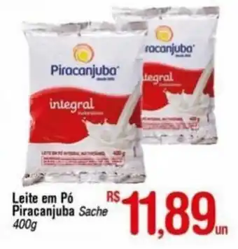 Fort Atacadista Leite em po Piracanjuba sache 400g oferta