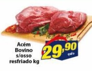 Vencedor Atacadista Acem Bovino s/ Osso resfriado 1kg oferta