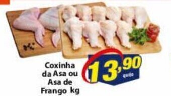 Vencedor Atacadista Coxinha da Asa ou Asa de Frango 1kg oferta