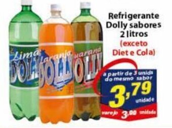 Vencedor Atacadista Refrigerante Dolly sabores 2L oferta