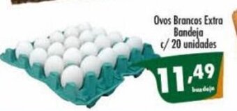 Vencedor Atacadista Ovos Brancos Extra Bandeja c/ 20 unidades oferta