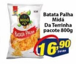Vencedor Atacadista Batata Palha Mida Da Terinha pacote 800g oferta