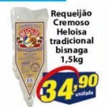 Vencedor Atacadista Requeijao Cremoso Heloisa Tradicional bisnaga 1.5kg oferta
