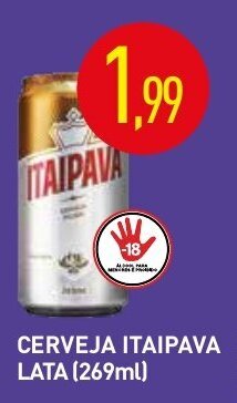 Calvo Atacadista Cerveja Itaipava lata 269ml oferta