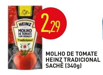 Calvo Atacadista Molho de Tomate Heinz Trad. sache 340g oferta