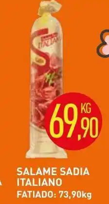 Calvo Atacadista Salame Sadia Italiano 1kg oferta