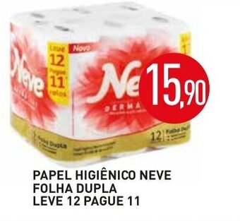 Calvo Atacadista Papel Higiénico Neve Folha Dupla Leve 12 paue 11 oferta