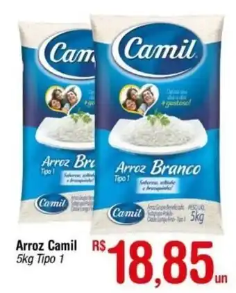 Fort Atacadista Arroz Camil tipo 1 5kg oferta