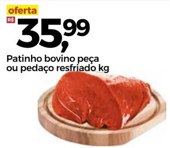 Frangolândia Patinho Bovino peca ou pedaco resfriado 1kg oferta