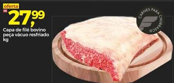 Frangolândia Capa de file bovino peca vacuo resfriada 1kg oferta