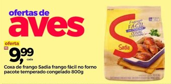 Frangolândia Coxa de frango Sadia Frango Facil no forno pacote temmperado cong. 800g oferta