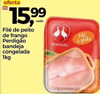 Frangolândia file de Peito de Frango Perdigao bandeja cong. 1kg oferta