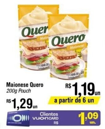 Fort Atacadista Maionese Quero 200g oferta