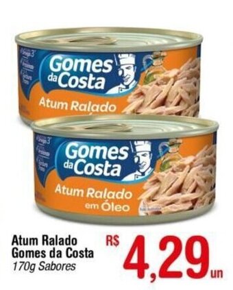 Fort Atacadista Atum Ralado Gomes da Costa 170g oferta