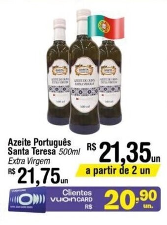 Fort Atacadista Azeite Portugues Santa Teresa 500ml oferta