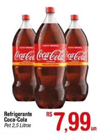 Fort Atacadista Refrigerante Coca Cola 2.5L oferta