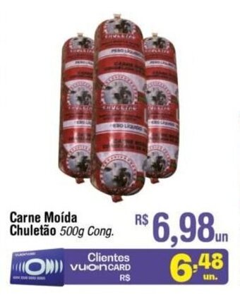 Fort Atacadista Carne Moida Chuletao 500g oferta