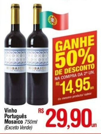 Vinho Portugues Mosaico 750ml