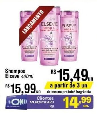 Fort Atacadista Shampoo Elseve 400ml oferta