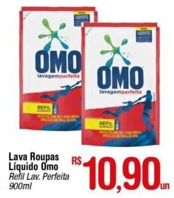 Fort Atacadista Lava Roupas Liquido Omo 900ml oferta