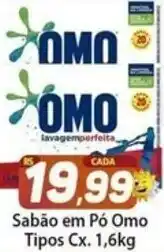 Sabao em Po Omo tipos cx. 1.6kg