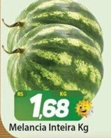 Rede Sol Melancia Inteira 1kg oferta