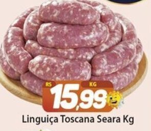 Rede Sol Linguica toscana Seara 1kg oferta