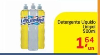 Tenda Atacado Detergente liquido limpol 500 ml oferta