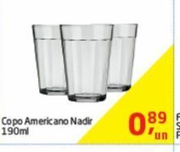 Tenda Atacado Copo americano nadir 190 ml oferta
