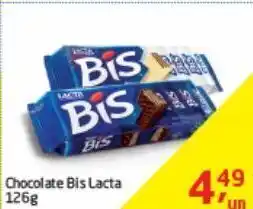 Tenda Atacado Chocolate bis lacta 126 g oferta