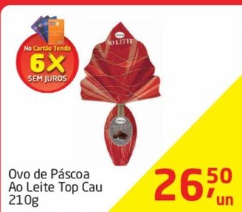 Tenda Atacado Ovo de páscoa ao leite top cau 210g oferta