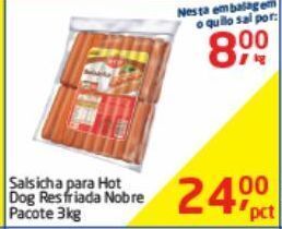Tenda Atacado Salsicha para hot dog resfriada nobre oferta