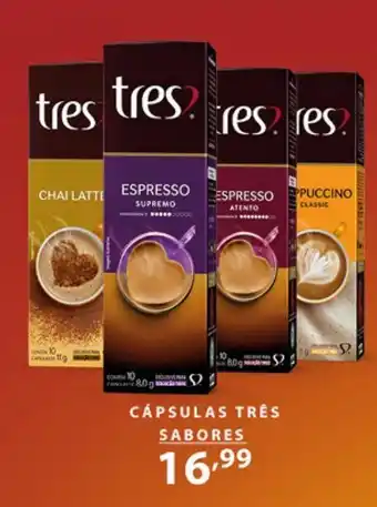 DB Supermercados Capsulas três sabores oferta