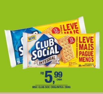 DB Supermercados Biscoitos club social oferta