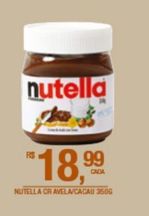 DB Supermercados Creme de avela nutella oferta