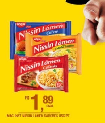 DB Supermercados Macarrão inst nissin oferta