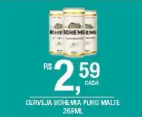 DB Supermercados Cerveja bohemia puro malte 269 ml oferta