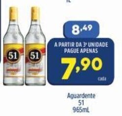 Arena Atacado Aguardente 51 965ml oferta