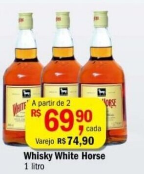 Ultrabox Whisky White Horse 1L oferta