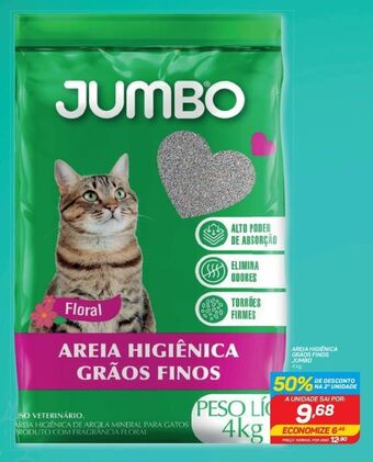 GBarbosa Areia higiênica grãos finos jumbo 4kg oferta