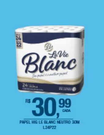 DB Supermercados Papel higiênico le blanc oferta