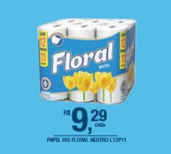 DB Supermercados Papel higiênico floral oferta