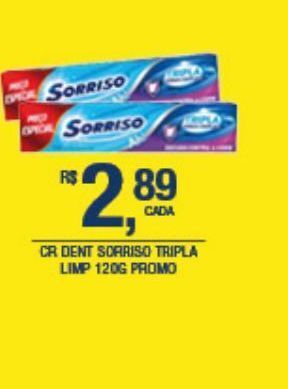 DB Supermercados Creme dental sorriso oferta