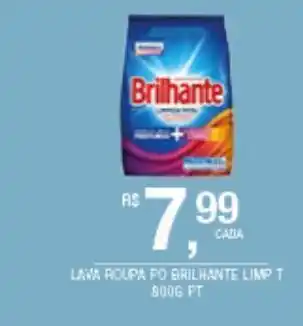 Lava roupa po brilhante
