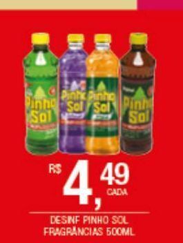 DB Supermercados Desinfetante pinho sol 500 ml oferta
