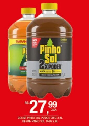 DB Supermercados Desinfetante pinho sol oferta