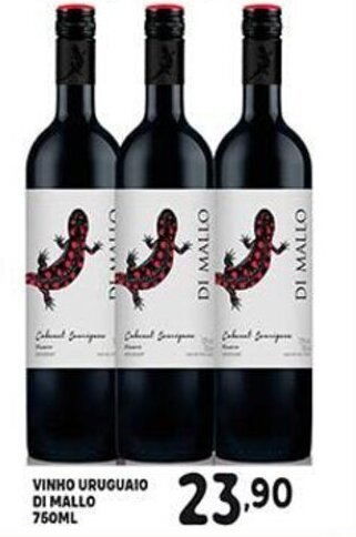 Vinho Uruguaio Di Mallo 750ml