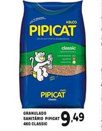 Bom Dia Granulado Sanitario Pipicat 4kg Classic oferta